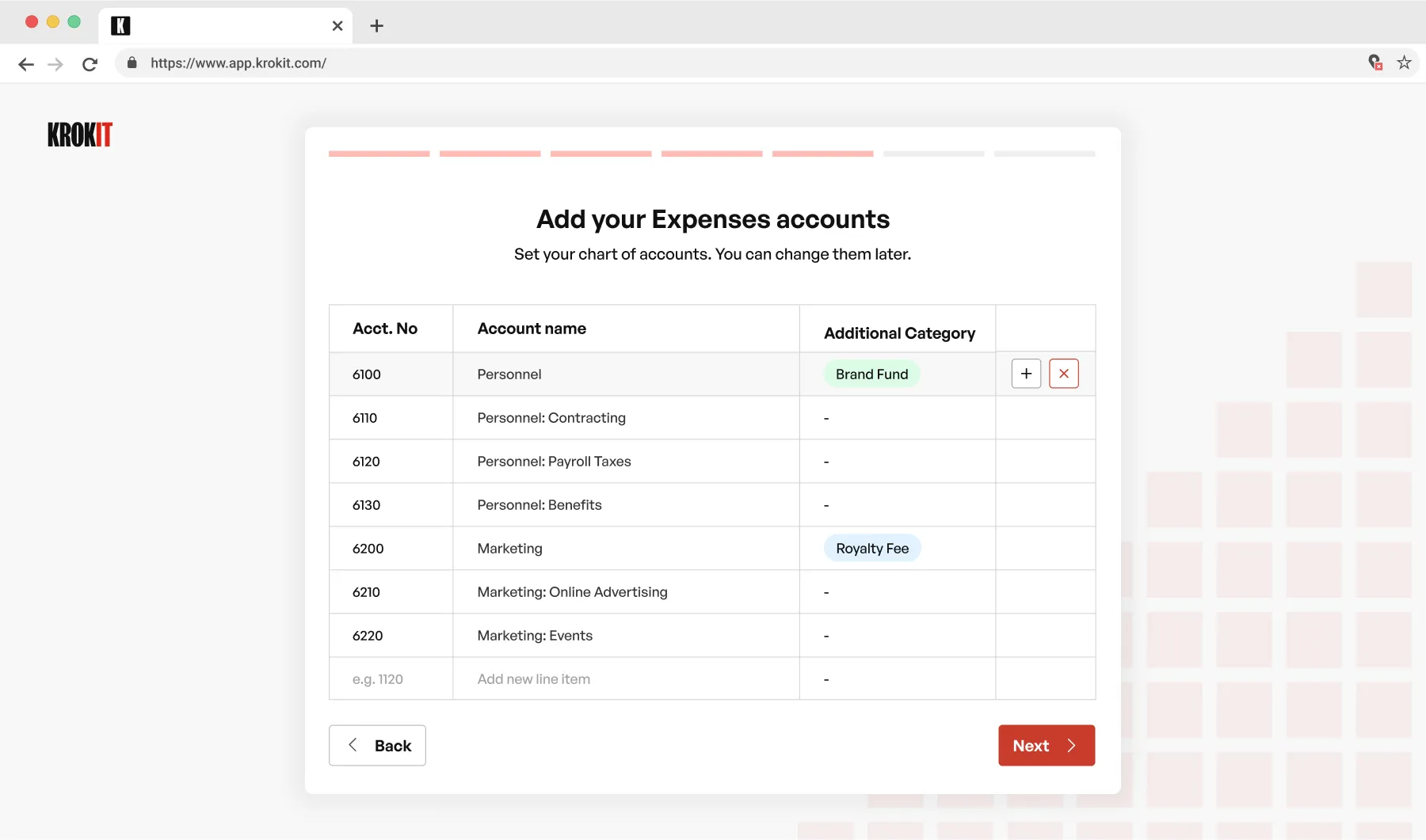 Krokit Onboarding Flow V1